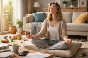 découvrez comment la respiration consciente peut aider les mamans débordées à retrouver calme, énergie et équilibre au quotidien.
