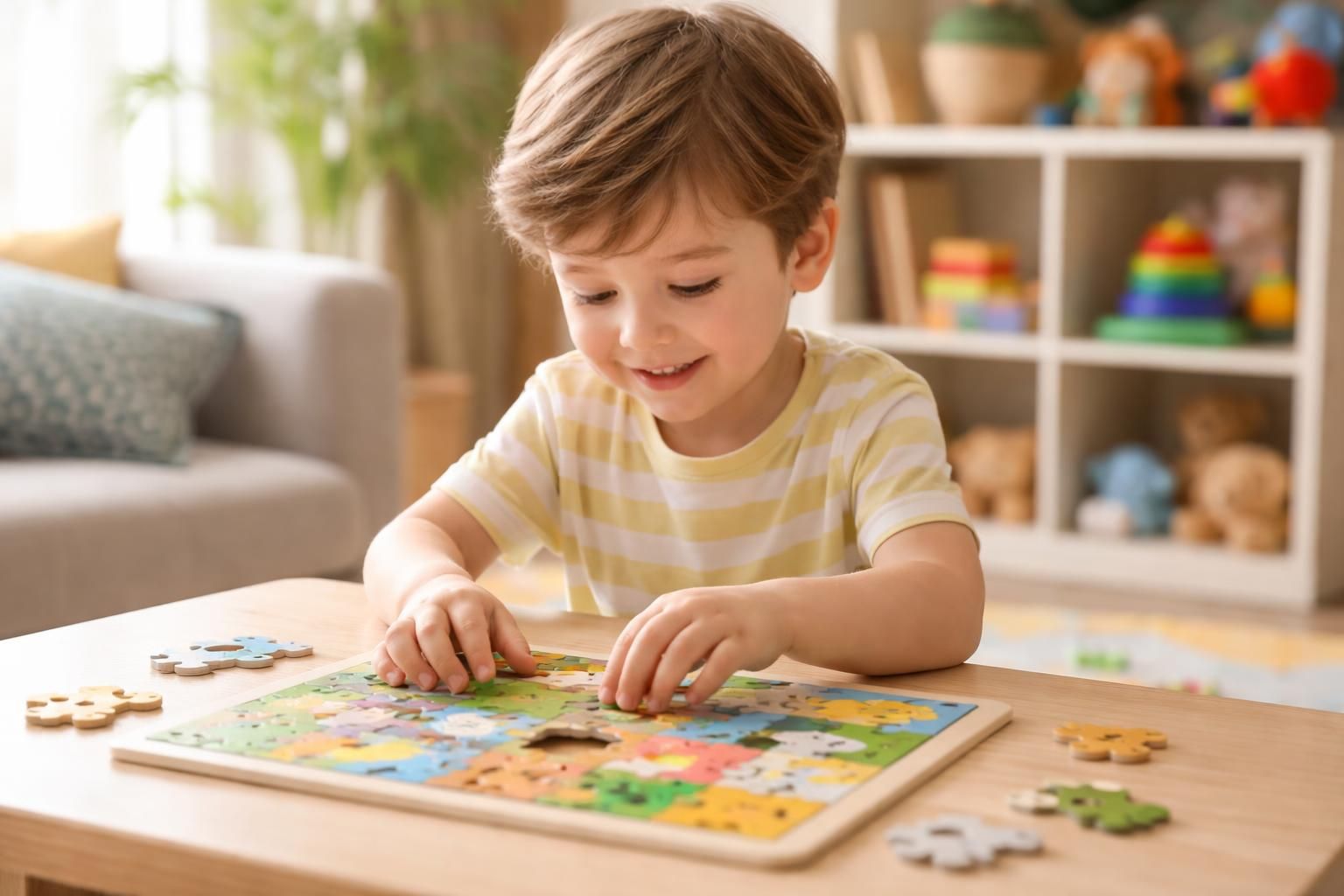 découvrez le moment idéal pour offrir des puzzles à un enfant afin de stimuler son développement cognitif et sa motricité tout en s'amusant.