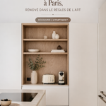 Appartement haussmannien rénové à Paris, avec moulures et parquet en bois