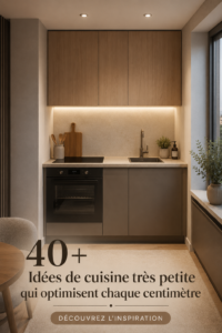 Idées de design pour petites cuisines avec rangement optimisé