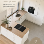 Une jolie maison avec un jardin fleuri et des décorations modernes.
