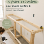 Meubles de cuisine rénovés avec une touche moderne et chaleureuse.