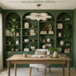 Bibliothèque Billy d'Ikea, meuble versatile en bois présenté dans un intérieur moderne.