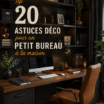 Bureau à domicile bien décoré pour un espace de travail inspirant.