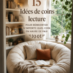 Un coin lecture cosy avec un fauteuil confortable et une lampe douce
