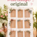 Plan de table de mariage élégant avec des décorations florales