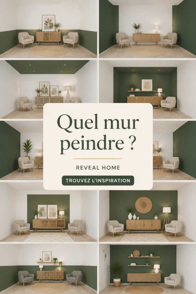 Mur relooké avec une peinture douce et chaleureuse