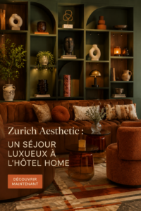 Vue extérieure du Home Hotel à Zurich, un exemple de luxe moderne.