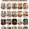 Un intérieur chaleureux avec des éléments de différents styles de décoration d'intérieur.