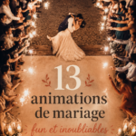Animations de mariage avec des invités heureux