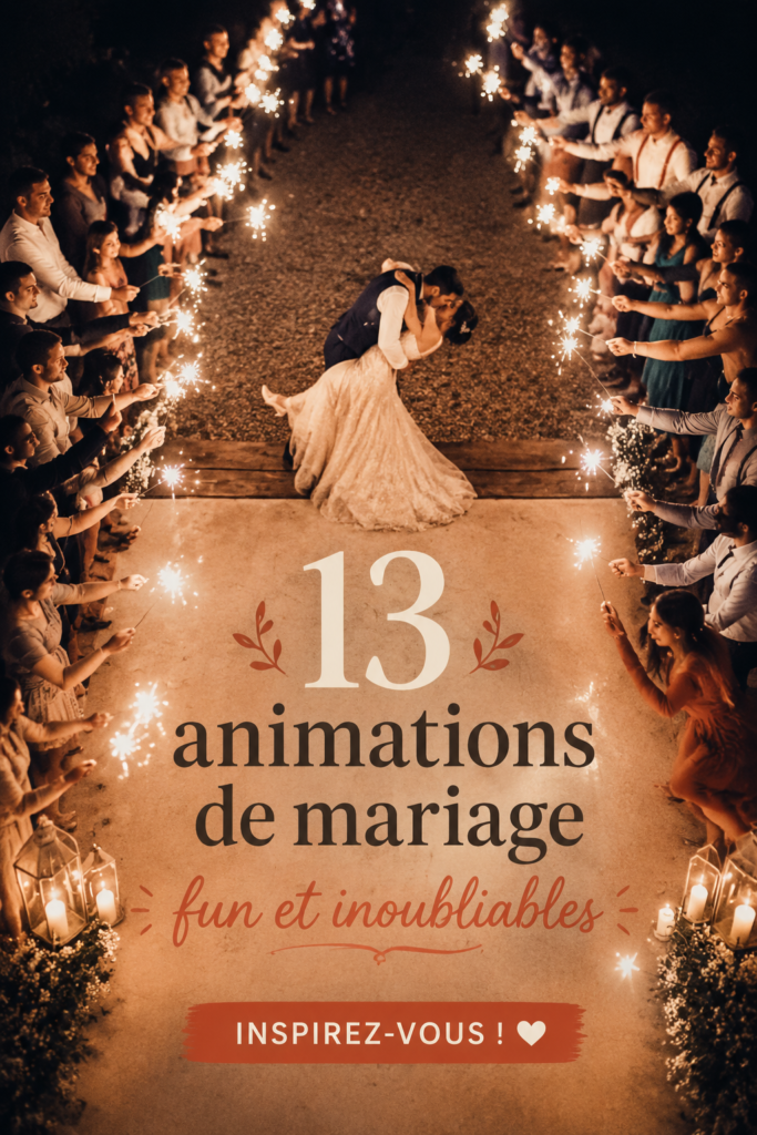 Animations de mariage avec des invités heureux