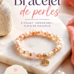 Des bracelets en perles élégants sur un fond lumineux