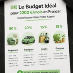 Une femme planifiant son budget mensuel avec un carnet et un stylo.