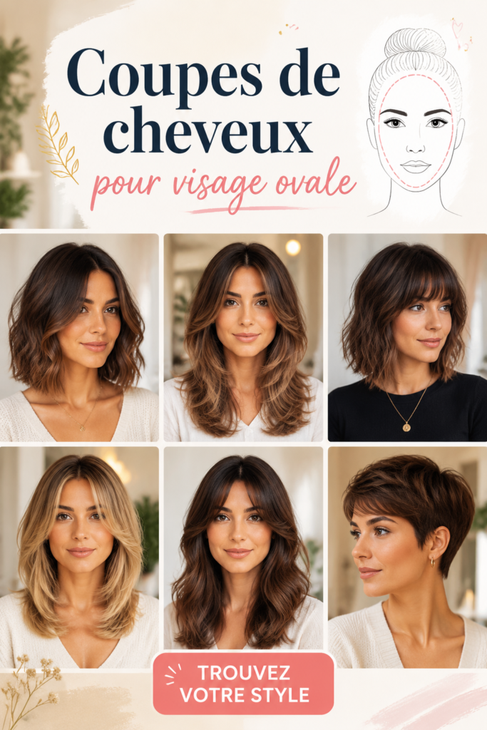 Femme avec une coupe de cheveux moderne sur un visage ovale, mettant en valeur sa silhouette.