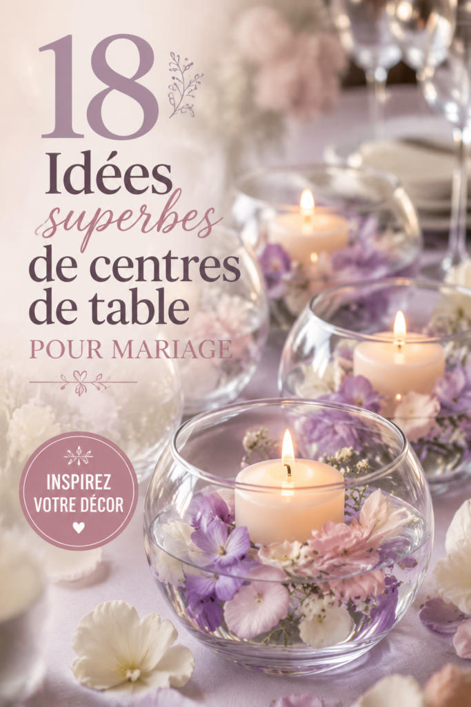 Une belle table de mariage avec des centres de table fleuris et élégants.