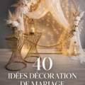 Idées de décoration de mariage à petit budget