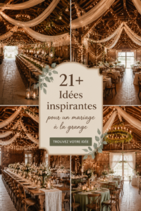 Mariage à la ferme avec décoration champêtre et romantique