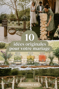 Cérémonie de mariage originale avec des décorations créatives