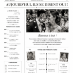 Extrait de La Gazette des Mariés avec des idées inspirantes pour les cérémonies nuptiales.