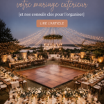 Un mariage en plein air dans un cadre verdoyant avec des décorations florales