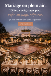 Un mariage en plein air dans un cadre verdoyant avec des décorations florales