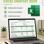 Modèle de fiche de paie Excel gratuit pour 2025 en téléchargement