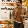 Femme portant une tenue automnale chic avec un manteau et des bottes.