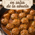 Boulettes de viande en sauce de grand-mère avec garniture