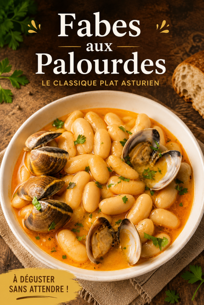 Assiette de fabes aux coques, un plat traditionnel asturien