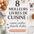 Une maman feuilletant un livre de cuisine avec des recettes créatives.