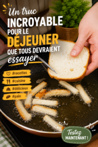 Recette de petit-déjeuner savoureux pour une maman pressée
