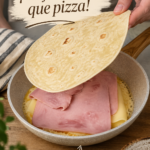 Plat savoureux en alternative à la pizza, coloré et appétissant.