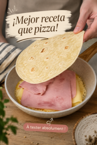 Plat savoureux en alternative à la pizza, coloré et appétissant.