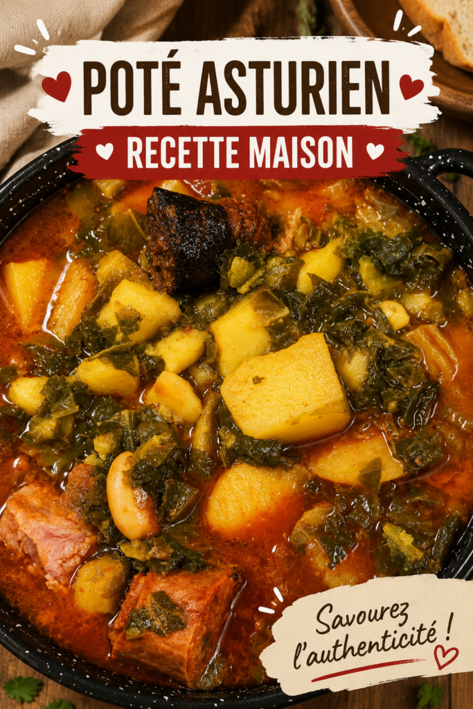 Recette de pote asturiano préparée dans une cocotte traditionnelle