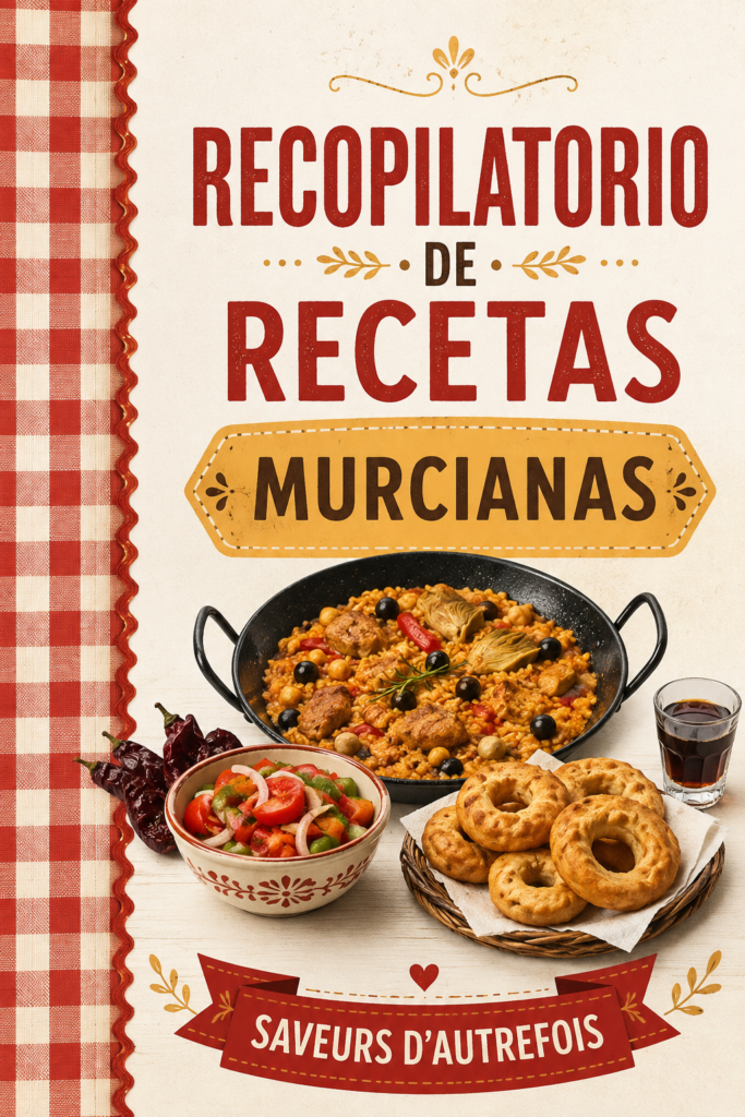 Un plat traditionnel murcien préparé avec des ingrédients frais et colorés