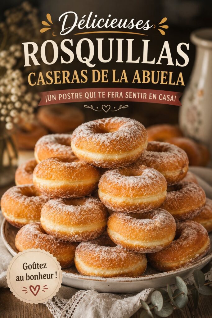 Assiette de rosquillas faites maison sur une table en bois, avec un cadre chaleureux et vintage.
