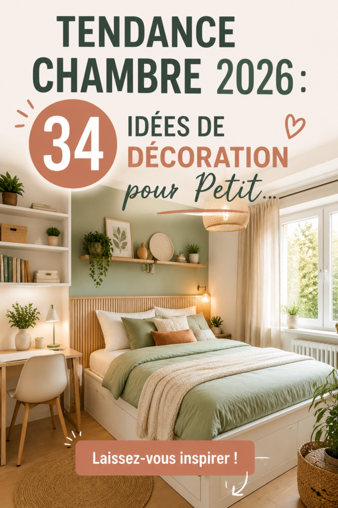 Chambre d'enfant avec des décorations tendance 2026, dans des couleurs vives et motifs contemporains.