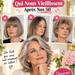 Femme de 50 ans avec une belle coupe de cheveux moderne et élégante.