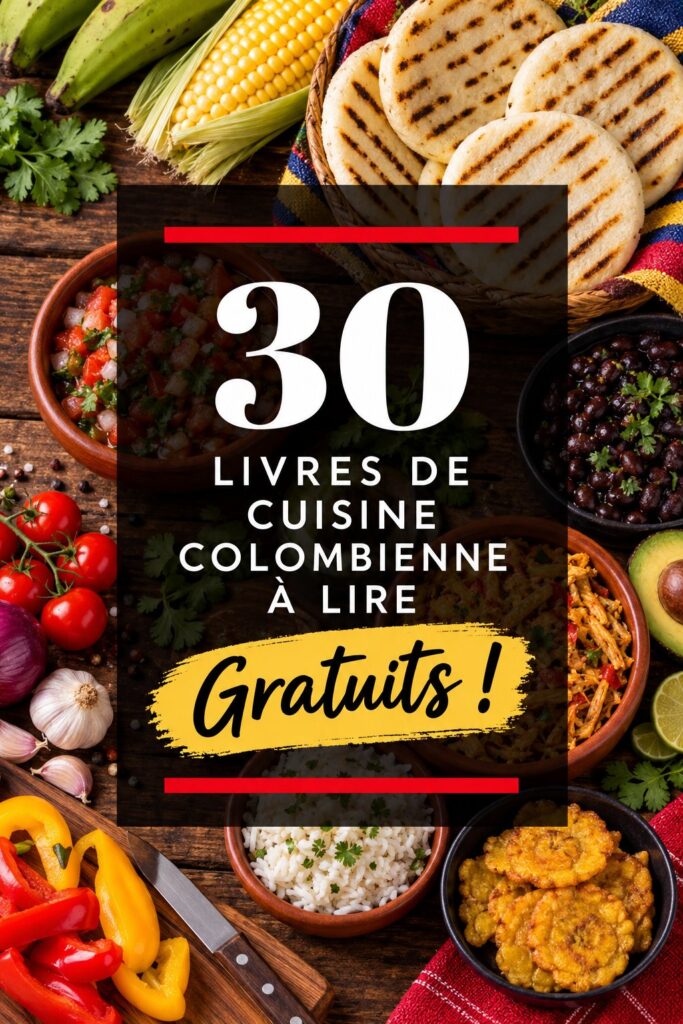 Couverture d'un livre de cuisine colombienne enrichi de recettes traditionnelles.