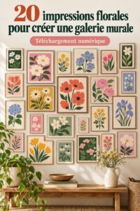 Lot de 20 décorations murales colorées pour un intérieur vibrant