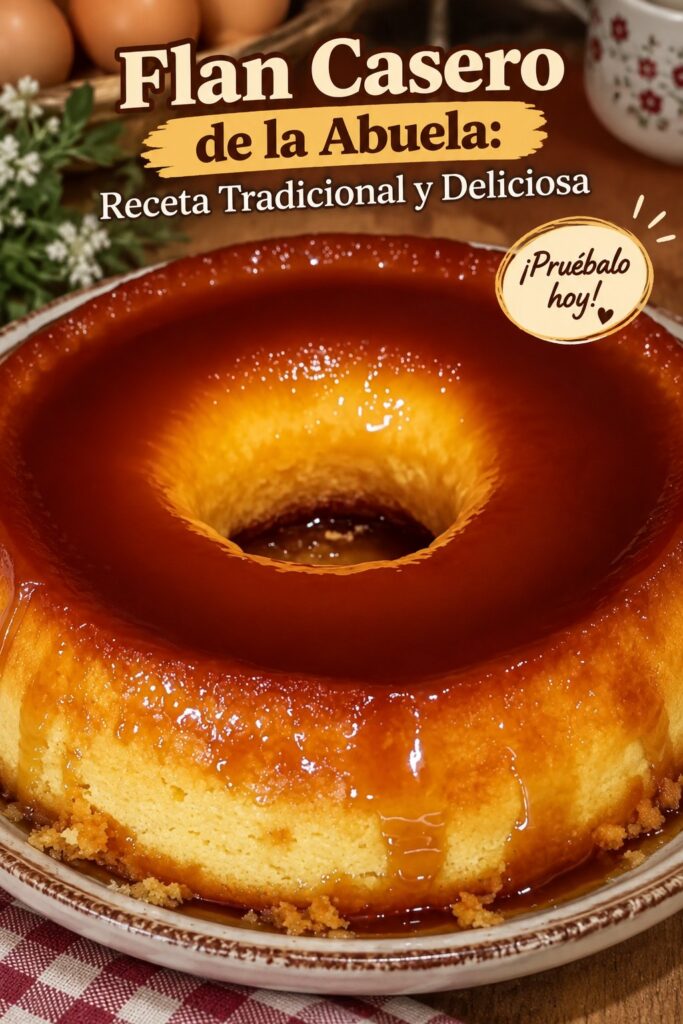 Flan maison sur une table en bois, avec une ambiance chaleureuse.