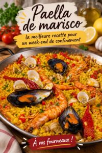 Recette de paella de marisco, un plat convivial à partager en famille