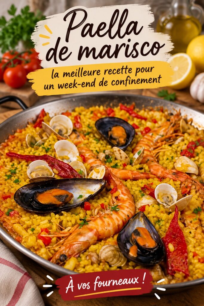 Recette de paella de marisco, un plat convivial à partager en famille