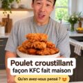 Recette de poulet croustillant façon KFC fait maison sur une table