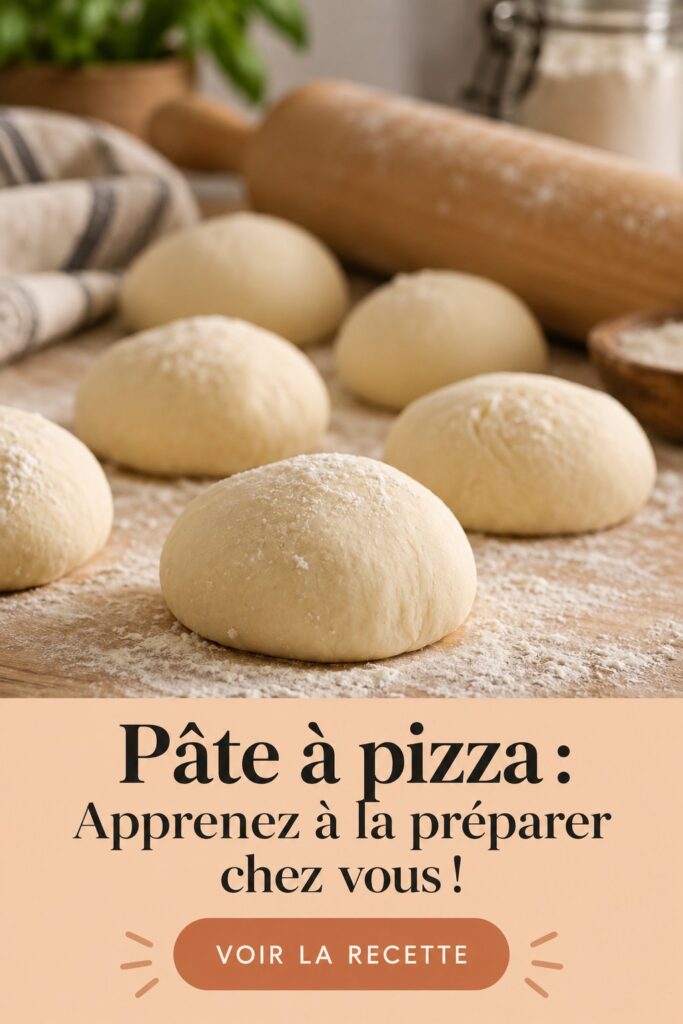 Recette de pâte à pizza maison avec des ingrédients frais et appétissants