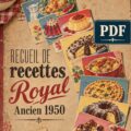 Couverture du Recetario Royal Antiguo, livre de recettes vintage