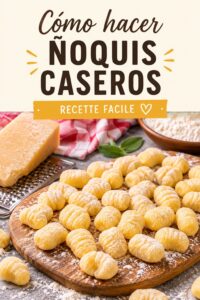 Recette de gnocchis maison avec des ingrédients frais