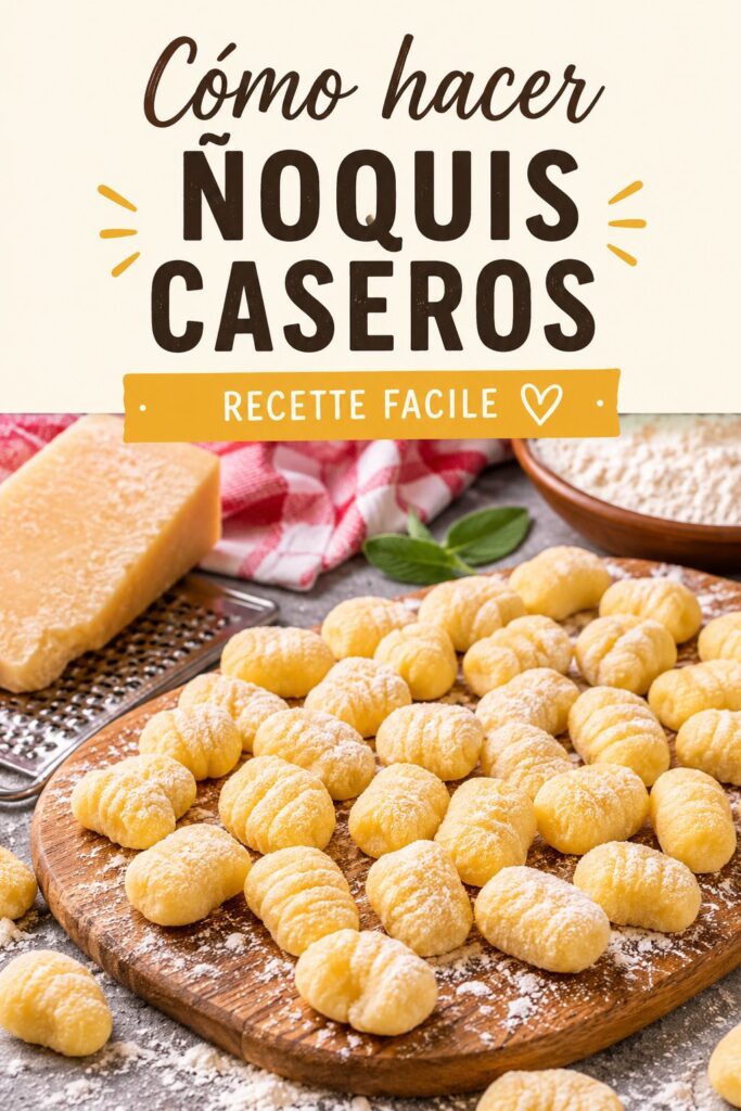 Recette de gnocchis maison avec des ingrédients frais