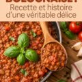 Un plat de salsa bolognaise maison, riche en saveurs et couleurs, prêt à être dégusté.