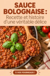 Un plat de salsa bolognaise maison, riche en saveurs et couleurs, prêt à être dégusté.